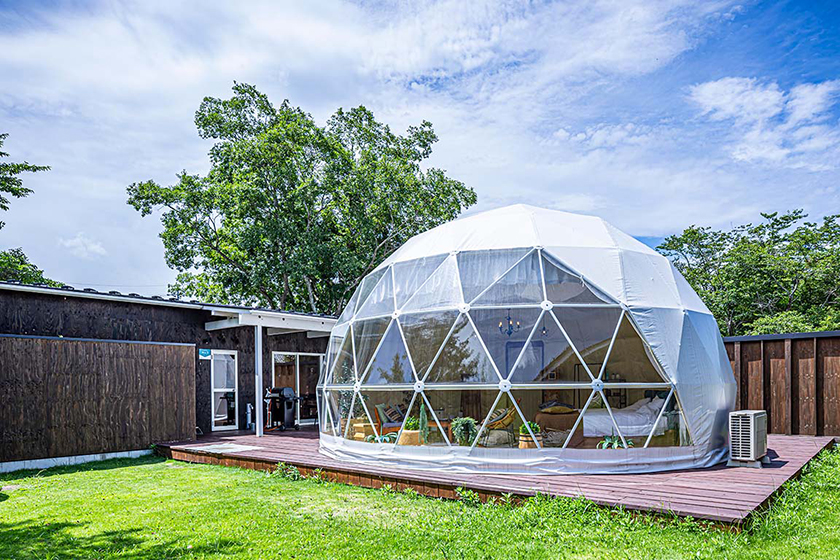 【千叶】千叶龟山豪华露营度假村：坐落在龟山湖畔，四周环绕着自然美景。