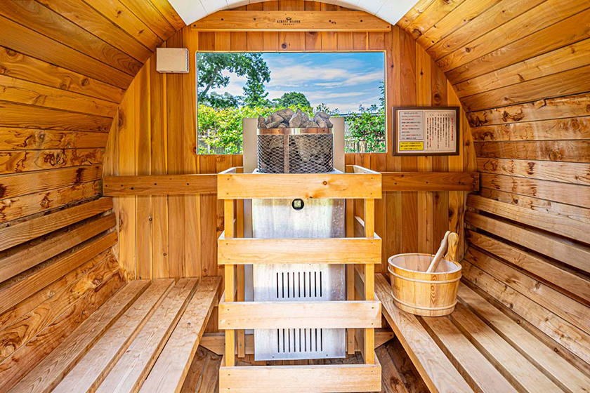 【千叶】千叶龟山静修露营地私人花园内的桶式桑拿