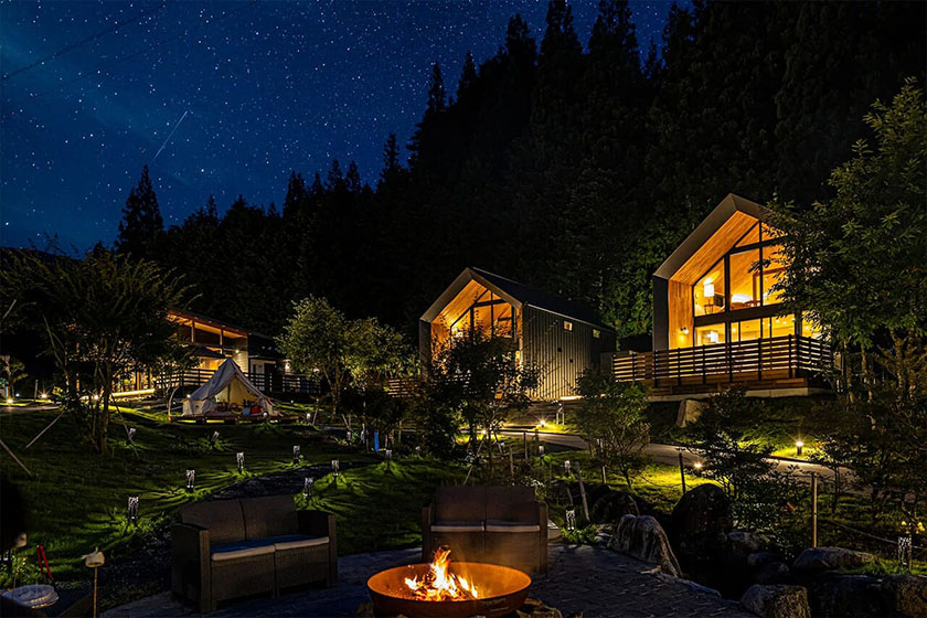 [长野] 夜幕下的木奇山，可以欣赏满天繁星。