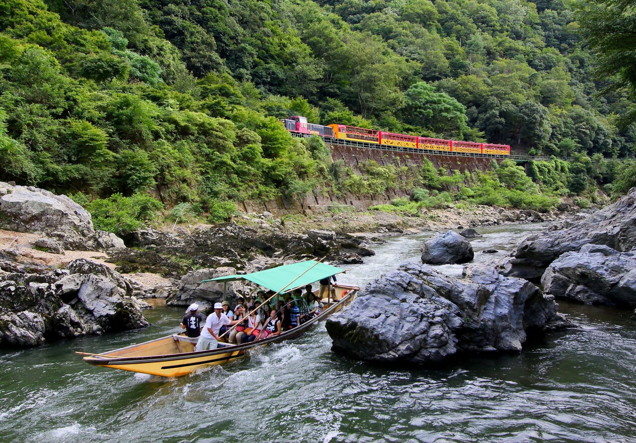 嵯峨野トロッコ列車