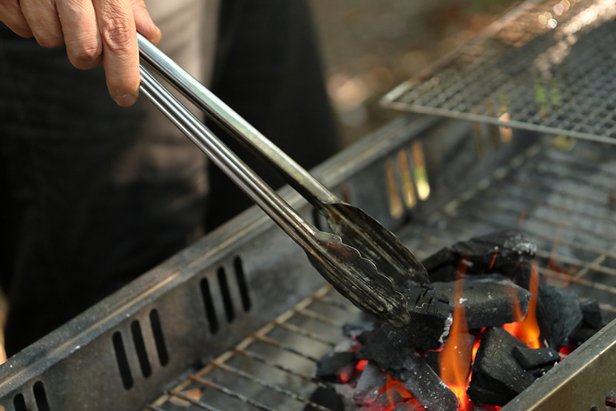  持ち込みBBQ-炭・網 1,500円