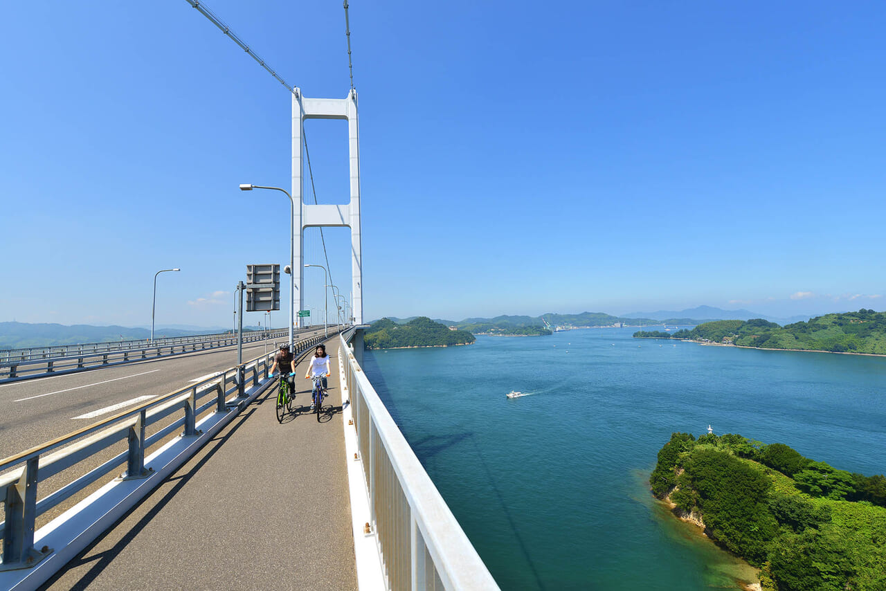 しまなみ海道 愛媛のグランピング旅行で楽しむサイクリング